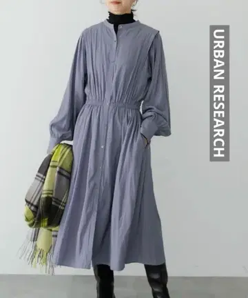 어반 리서치 와센 개더 슬리브 원피스