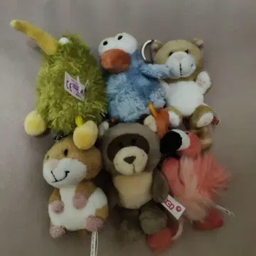 동물 캐릭터 봉제 인형 6체 세트