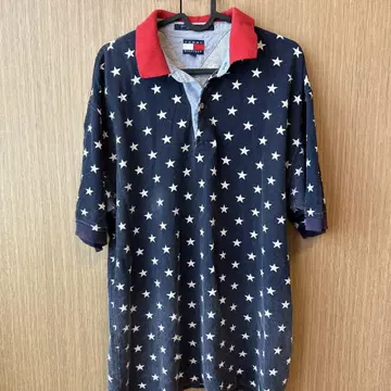 TOMMY HILFIGER 피케 셔츠 별 패턴