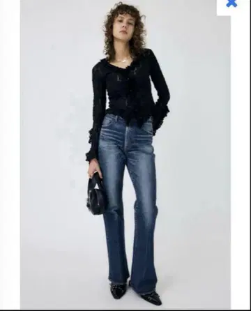 moussy MVS FLARE 다크 블루 24