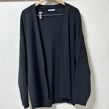 [ ZARA ] 오픈카디건 XL BLACK