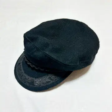GREEK FISHERMAN'S CAP 울 헌팅 캡 블랙