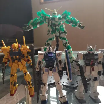 MG 유니콘 빛의 결정체 기타 HG 세트