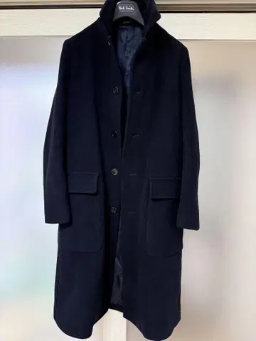 네이비 스텐카라 코트