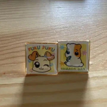 PUKU PUKU & YAMADA SAN 핀 배지