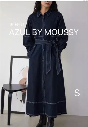 AZUL BY MOUSSY 다크 데님 원피스 S