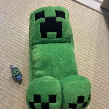 Minecraft Creeper 봉제 인형 마크라 펜 케이스