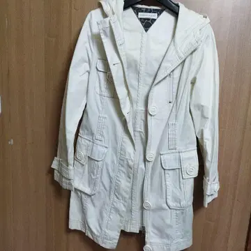 tommy girl 후드 부착 코트