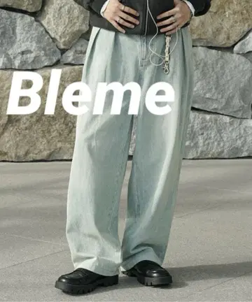 Bleme 브렘 빈티지 가공 구르카 데님 팬츠 S 사이즈