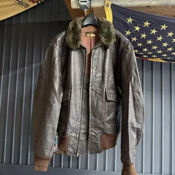 80s Eddie bauer g-1 가죽 자켓