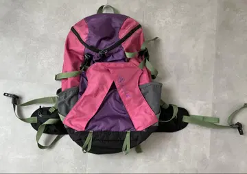 가격 인하 AIGLE BIF25 백팩 핑크 x 퍼플 새상품급 커버 포함