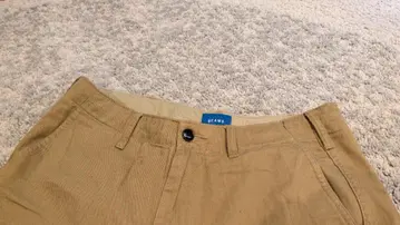 [새상품급] BEAMS 2 플리츠 치노 팬츠 테이퍼드 L 사이즈