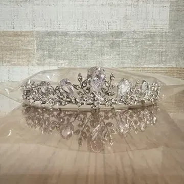 실버 크리스탈 티아라