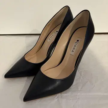 DIANA 블랙 스틸레토 하이힐 약 10cm