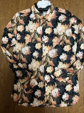 Paul Smith 꽃무늬 프린트 긴팔 셔츠 XL