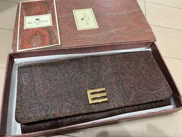 ETRO 페이즐리 무늬 장지갑 레어