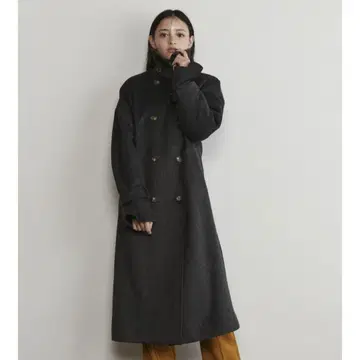 [ 한 번 착용만 ] MURUA 더블 스텐카라 코트