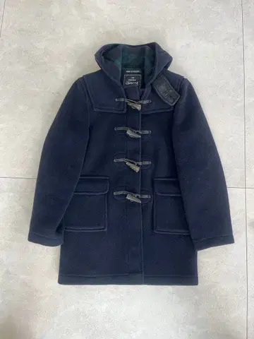글로버올 네이비 더플 코트 후드 부착