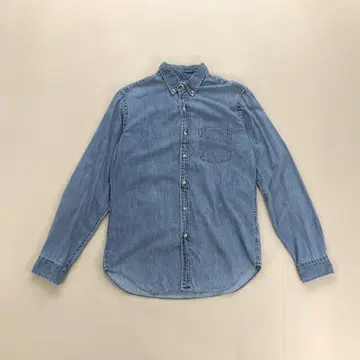 [레어] j.crew 얇은 소재 데님 셔츠 페이드 블루