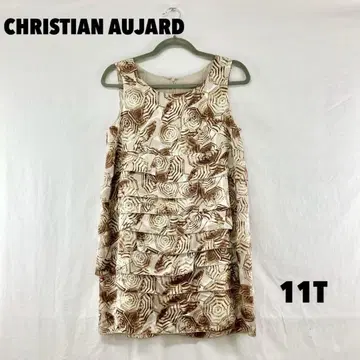 W0472S CHRISTIAN AUJARD 티어드 미니 원피스