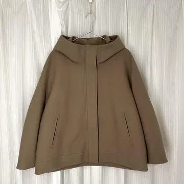 [ GU ] 코지 멜톤 숏 후디 코트 ( 3XL )