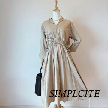 Simplicitie IENA 취급 w 드로 코드 원피스 노스 롱 기장