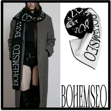 BOHEMSEO JACQUARD KNIT MUFFLER 머플러 한국