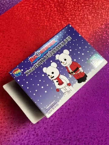 BE@RBRICK 베어브릭 2002 X mas 한정판 Twin SET