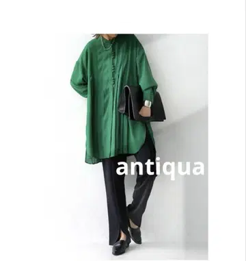 antiqua 플리츠 블라우스