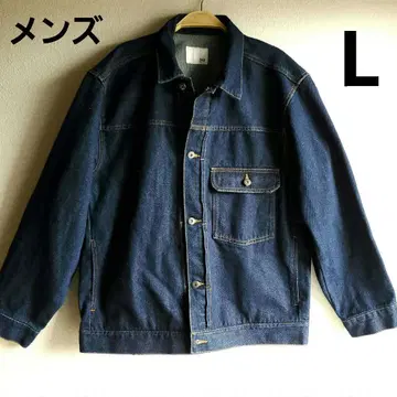 hap 다크 블루 데님 자켓 남성용 L 사이즈