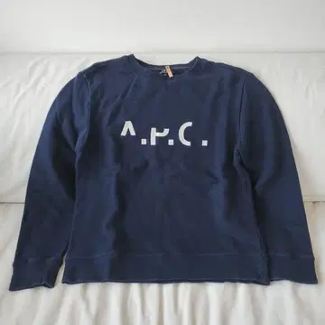 A.P.C. 아페쎄 자수 로고 트레이닝복 맨투맨 속기모