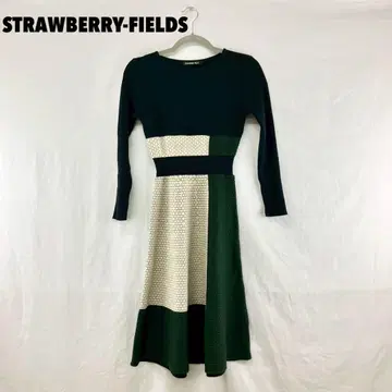W0469T STRAWBERRY FIELDS 무릎 기장 원피스