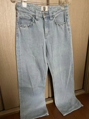 TOPSHOP 와이드 데님 팬츠 EUE 34