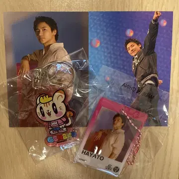 GENERATIONS 코모리 하야토 포토 카드 고양이 키링