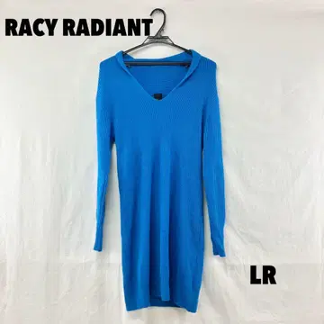 W0472T RACY RADIANT 캐시미어 100% 니트 미니 원피스