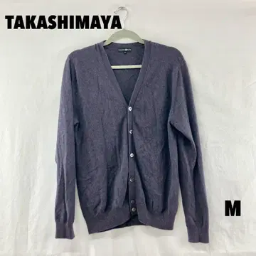 W0475T TAKASHIMAYA 캐시미어 100% 가디건