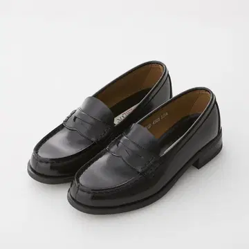 HARUTA 블랙 로퍼 23cm