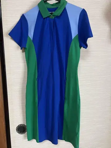 TORY SPORT 컬러 블록 폴로 드레스 S