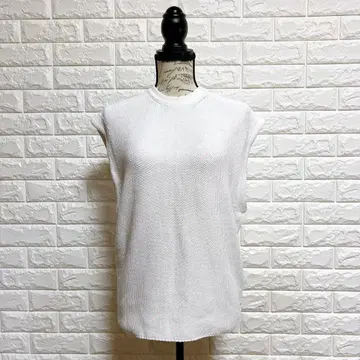 Ballsey 투모로우랜드 [ S ] 백 슬릿 슬리브리스 화이트 일본제