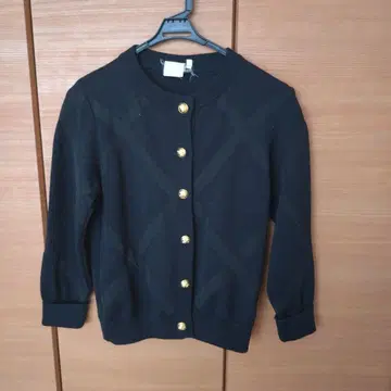 Salvatore Ferragamo 블랙 긴팔 가디건 S