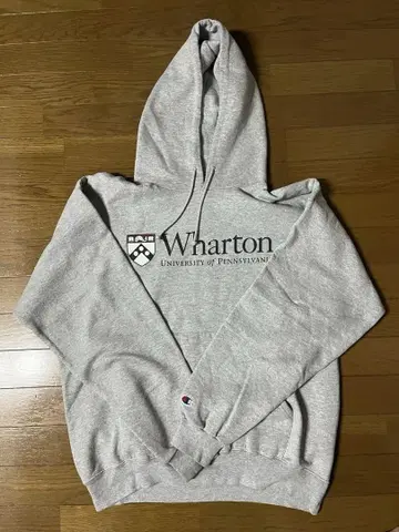 Champion 워튼 칼리지 펜실베니아 대학 로고 후드티 L