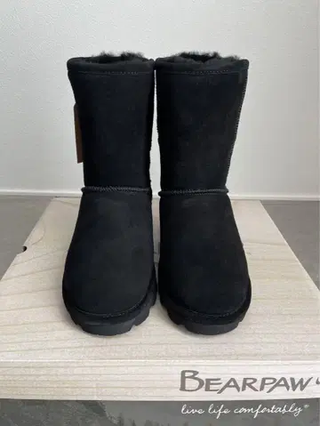 [ 23cm ] BEARPAW 베어파우 여성용 어그 부츠 블랙