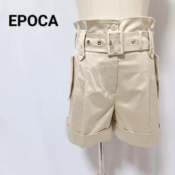 에포카 EPOCA 하이웨스트 숏팬츠 베이지 38