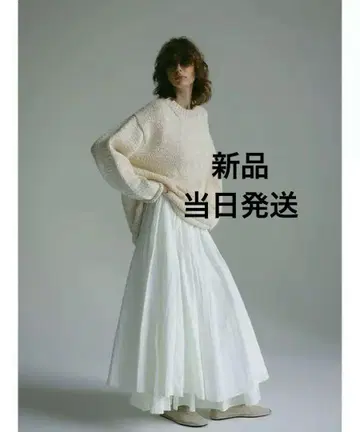 HER. 와셔 플레어 스커트