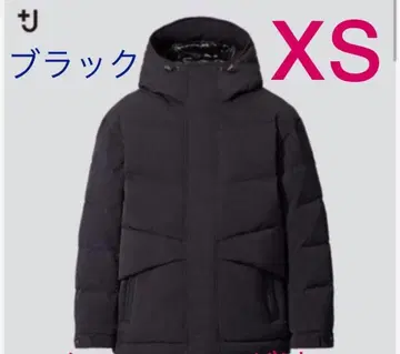 유니클로 J 하이브리드 다운 오버사이즈 자켓 XS 블랙