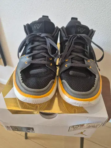 Jordan 농구 신발 블랙/그레이/오렌지 28cm