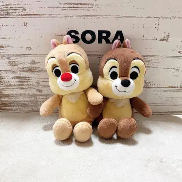 칩과 데일 봉제 인형 2체 세트