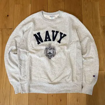 USNAVY Champion 리버스 위브 맨투맨 USNA US 기획