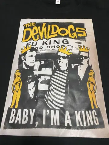 [ 새상품 ] THE DEVILDOGS 그래픽T셔츠 블랙