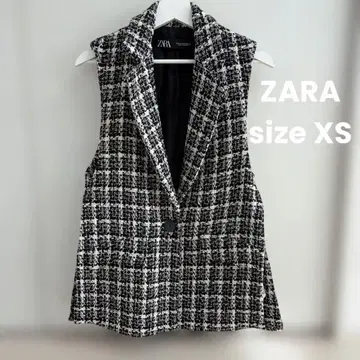 ZARA 트위드 베스트
